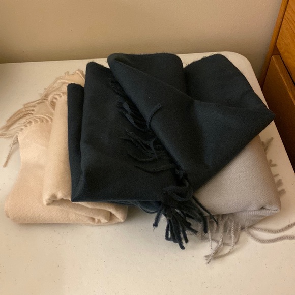 100% Cashmere scarf - set of 3 - Picture 1 of 3